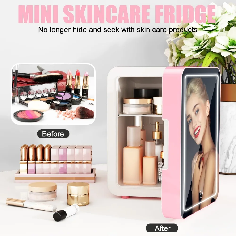 kf-S047b29ae6f4d4ad9ad800ed96b7b2bf3C-Mini-Fridge-Skincare-Fridge-With-Dimmable-LED-Light-Mirror-4L-Makeup-Mini-Fridge-Cooler-Warmer-Compact