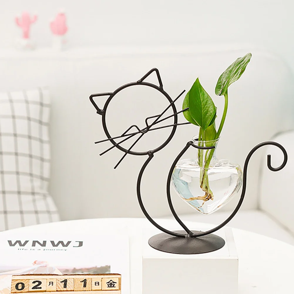 kf-S059500a659d1494abbfc31504fa61c28p-Cat-Iron-Flower-Ware-Creative-Plant-Vases-Hydroponic-Flower-Arrangement-Vase-Decoration-Innovative-Home-Room-Table