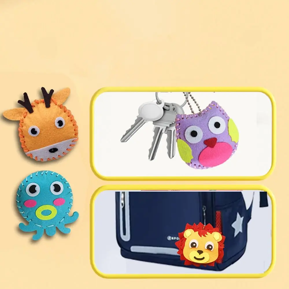 kf-S0b8febf667af4da1ba4e4f91d8081296T-Educational-DIY-Sewing-Set-Cartoon-Animal-Sewing-Craft-Kit-Toys-Non-woven-Fabric-Handmade-Kids-Art
