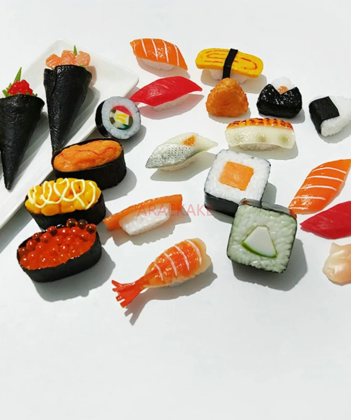 kf-S14e6bcb7e15647e59fea161de24e1d92h-1pcs-Simulation-sushi-model-fake-food-Japanese-restaurant-Salmon-Rice-and-vegetable-roll-decorations-toy-set