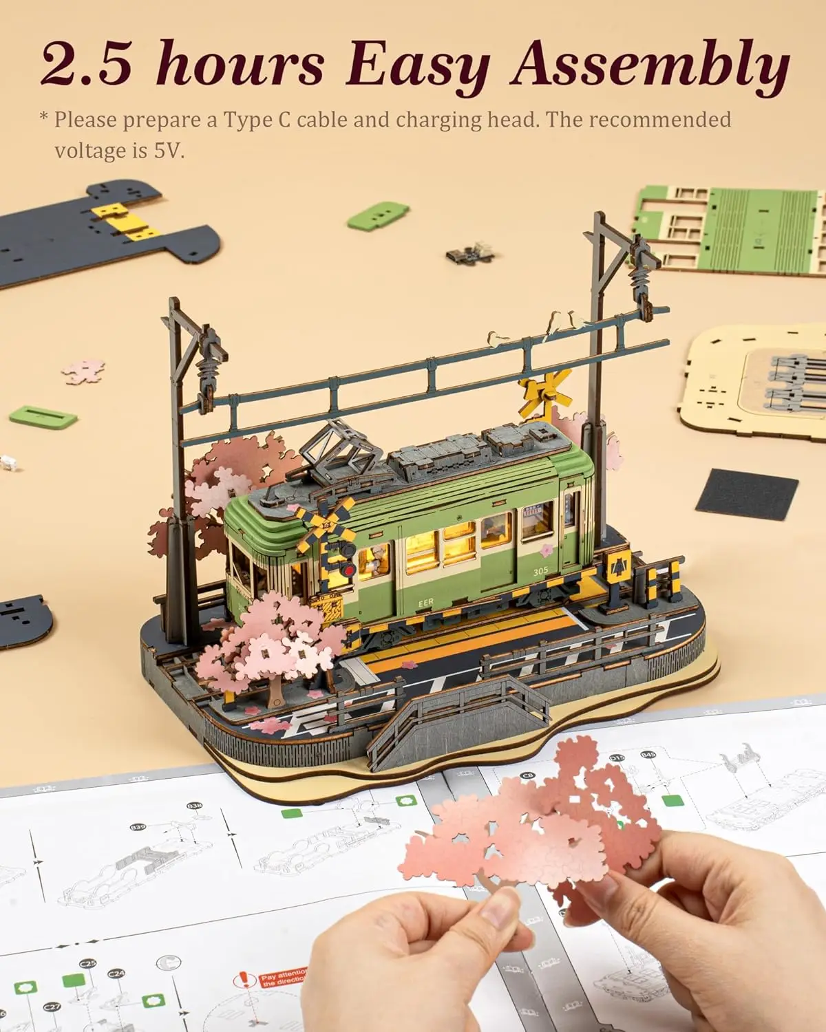 kf-S1c151f5bbe6f4f0e976542ef23b0f71dE-Robotime-3D-Puzzles-Sakura-Journey-DIY-Model-Building-Toy-with-LED-Light-Wooden-Craft-Kits-Tram