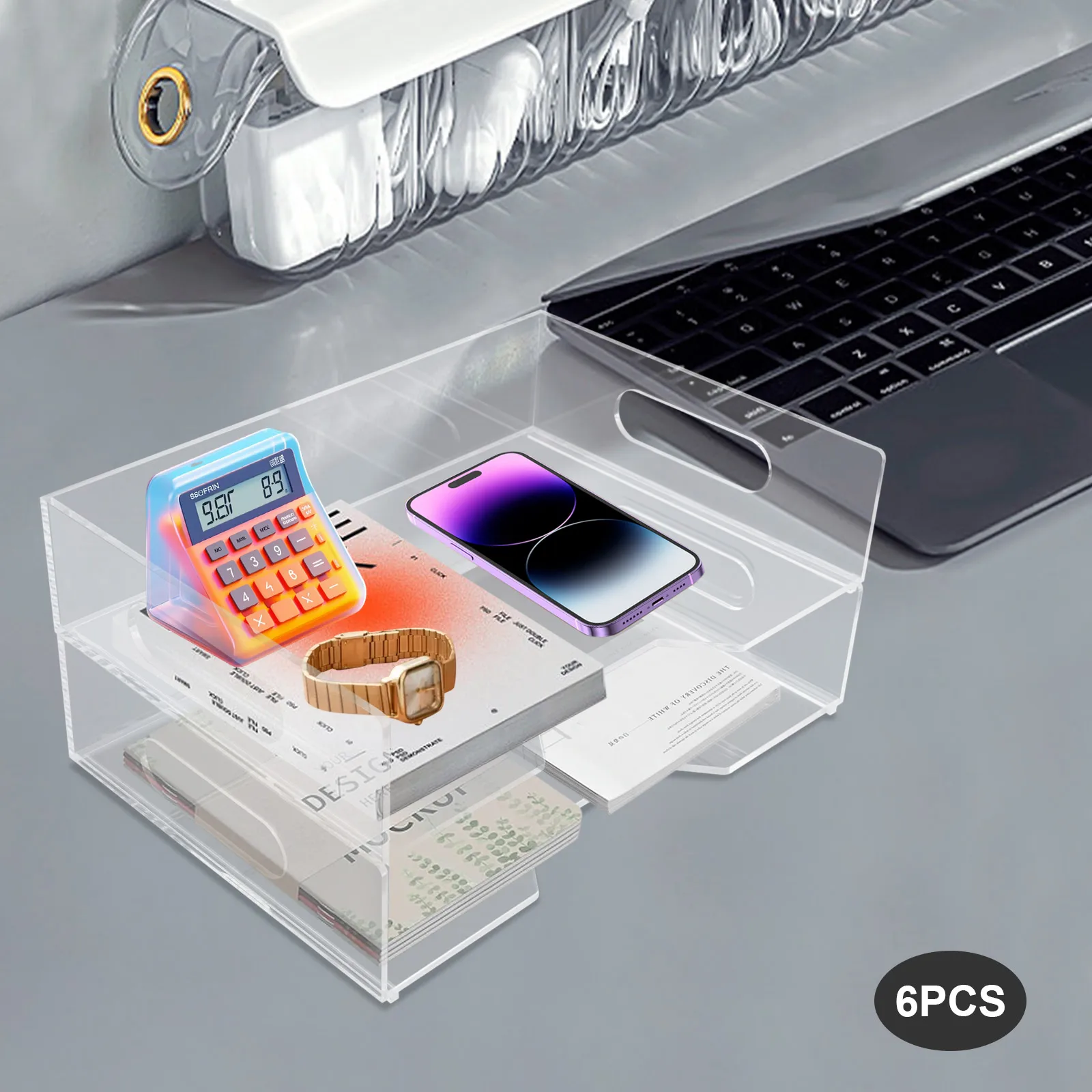 kf-S2245194cc655495ea39c6e9bd32f4486c-6-pcs-Acrylic-Paper-Tray-Acrylic-Stackable-Document-Organizer-Desk-Stackable-Organizer-Tray