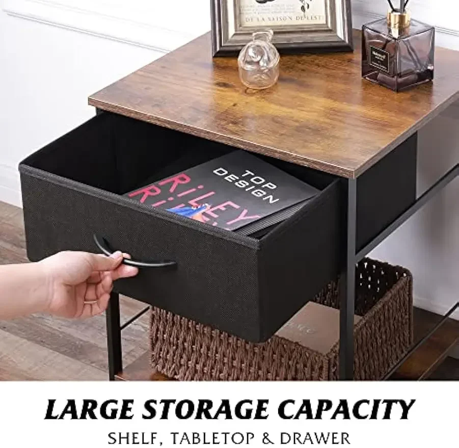 kf-S3ca41583a1974dc19001c13bf5f0dd0cR-Nightstand-Set-of-2-End-Table-with-Fabric-Storage-Drawer-and-Open-Wood-Shelf-Bedside-Furniture