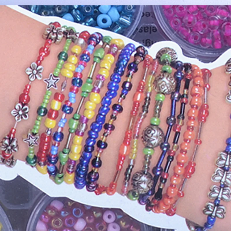 kf-S4965fb02efc0406b8490b4a3092a733eC-Girls-DIY-Bracelet-Making-Kit-Jewellery-Making-Kit-Arts-for-Kids-Friendship-Craft-Kit-for-5