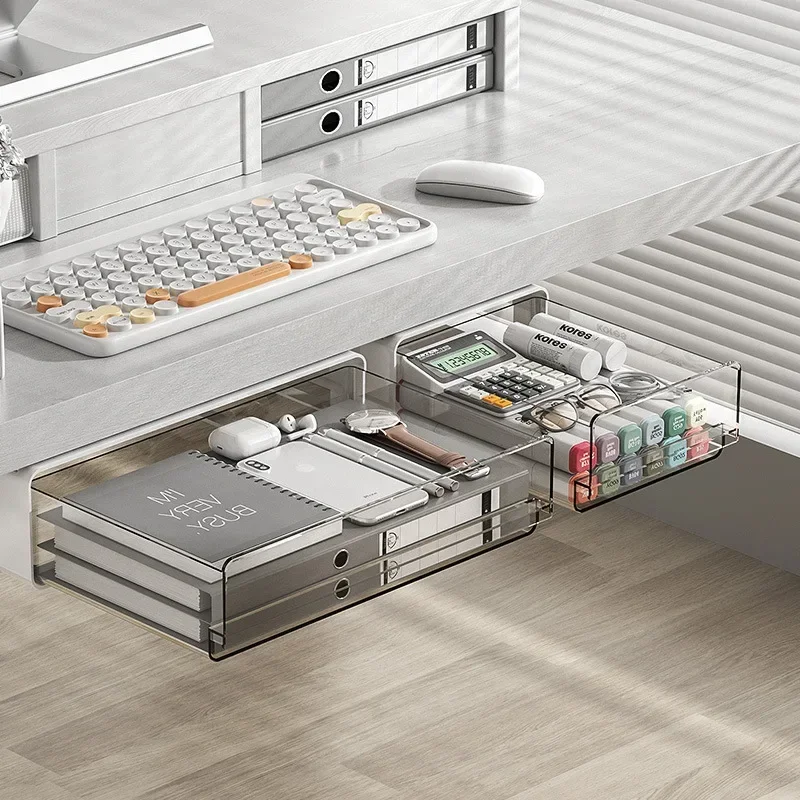 kf-S560a03d19c5d42cb86e3dd1a9fd8a15cM-Office-Under-Table-Storage-Drawer-Punch-Free-Plastic-Transparent-Storage-Drawer-Large-Capacity-Desk-Stationery-Organizer