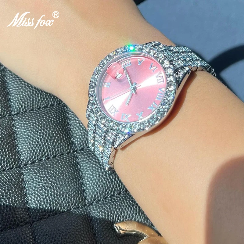 kf-S5e37643b1cfc4011b61f5770d885458a5-MISSFOX-Pink-Women-Watch-Luxury-Small-Face-Elegant-Quartz-Watches-For-Ladies-Icy-Look-Party-Jewelry