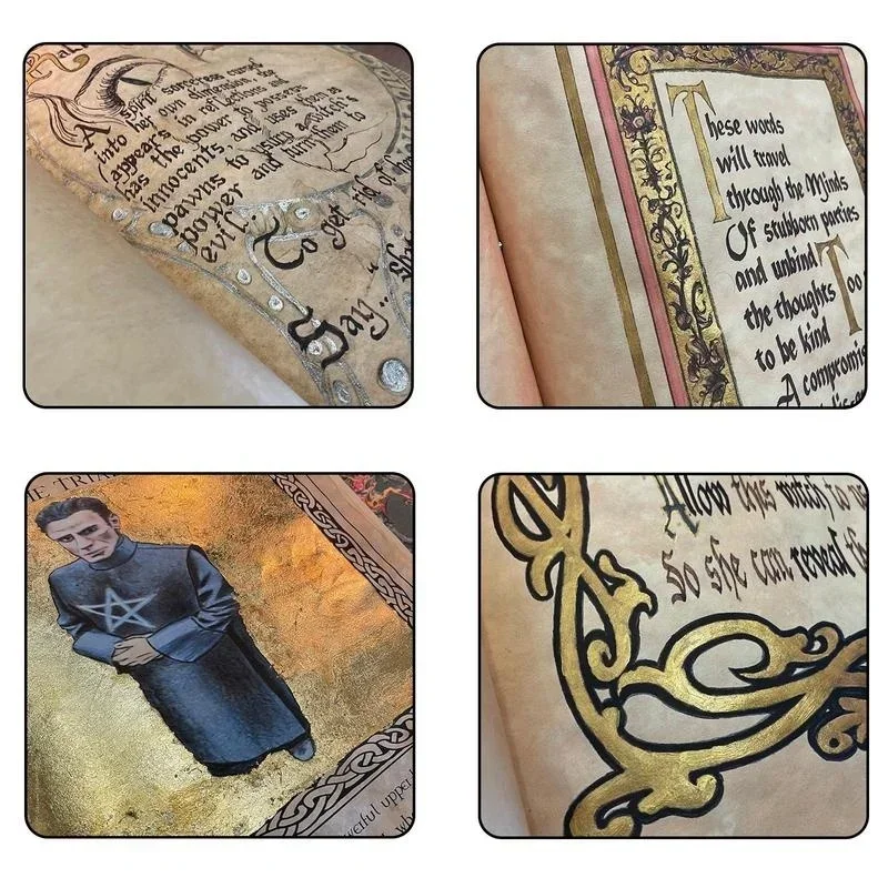 kf-S6b2c26aaf94c4e95978af3c399e4e6791-Charmed-Book-of-Shadows-Retro-Green-Cover-Magic-Book-350-Pages-Spell-Record-Spellbook-Stories-Bound