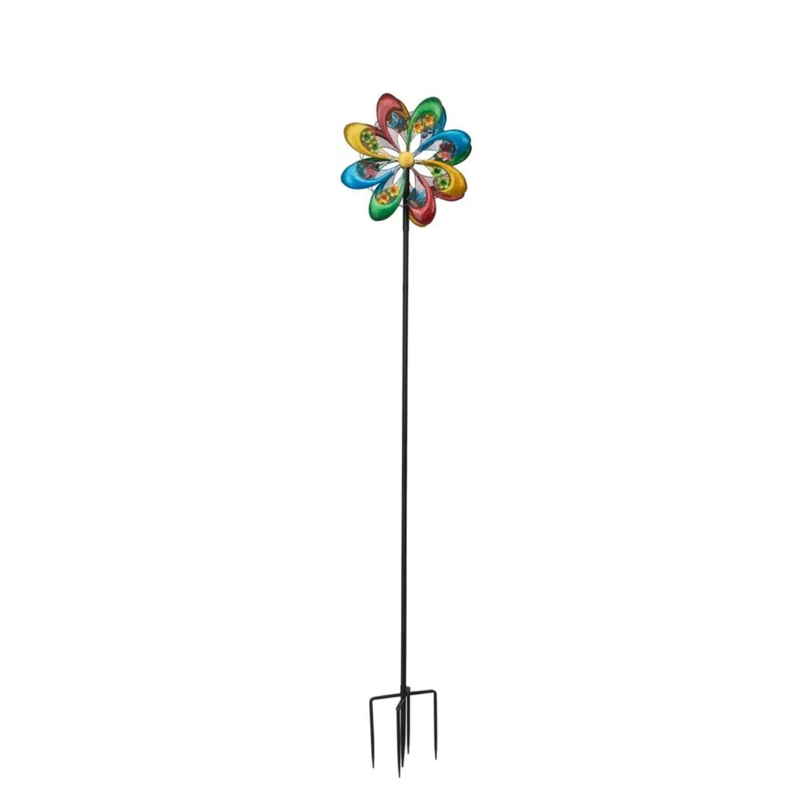 kf-S7663b604ed834064a6cd50d8d6c17acbb-79-Metal-Windmill-Garden-Art-Decor-Wind-Spinner-Kinetic-Yard-Colorful-Sculpture-United-States