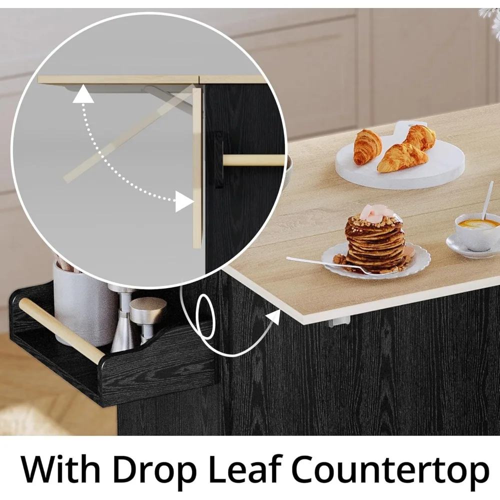 kf-S88bd3b9da5e04fef9bb7e6f895c2d25cN-Kitchen-Island-with-Storage-Rolling-Kitchen-Island-on-Wheels-with-Drop-Leaf-Charging-Station-Open-Spice