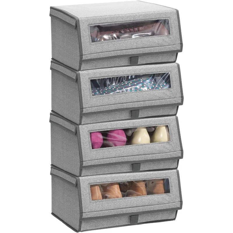 kf-S9aebee90501f4dd9908d1a517243db08d-Large-Fabric-Closet-Shoe-Storage-Box-w-Clear-Window-Shoe-Sandal-Sweater-Linen-Clothes-Organizer-Boot