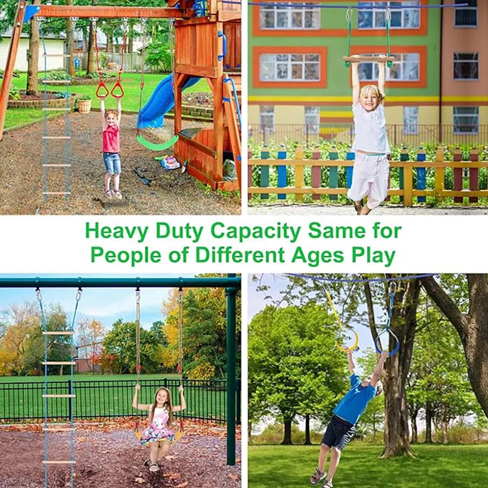 kf-Sa019a132ee6d42eba404ff81469f8cb8E-Warrior-Obstacle-Course-For-Kids-And-Adults-65FT-Slackline-With-Tree-Climbing-Rock-Holds-Swing-Seat