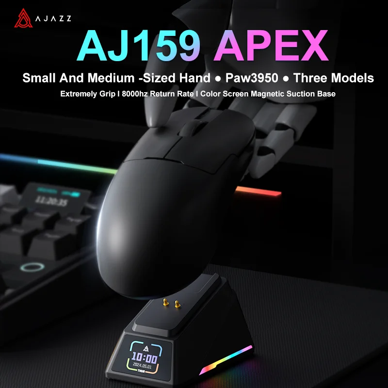kf-Sb930153eed1c416b89fd0f2f67f2d22bD-AJAZZ-AJ159-APEX-Wireless-Mouse-Paw3395-1k-return-rate-lightweight-with-RGB-Magnetic-Charging-Base-electronic