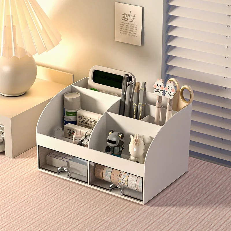 kf-Sbd5e1d8080be4dc2b47e145d02ad11c0w-Desktop-Organizer-With-Drawers-Desk-Organizer-Tabletop-Makeup-Storage-Box-Smooth-And-Sturdy-Office-Supplies-Storage