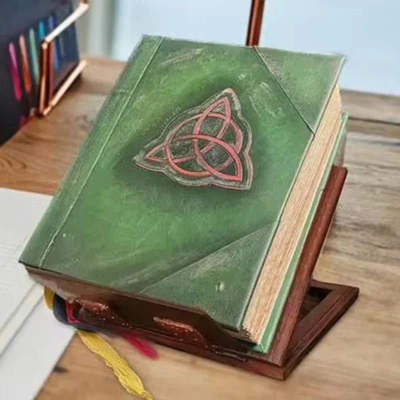 kf-Sbf956c24e0444406a43345bc84fec5096-Charmed-Book-of-Shadows-Retro-Green-Cover-Magic-Book-350-Pages-Spell-Record-Spellbook-Stories-Bound