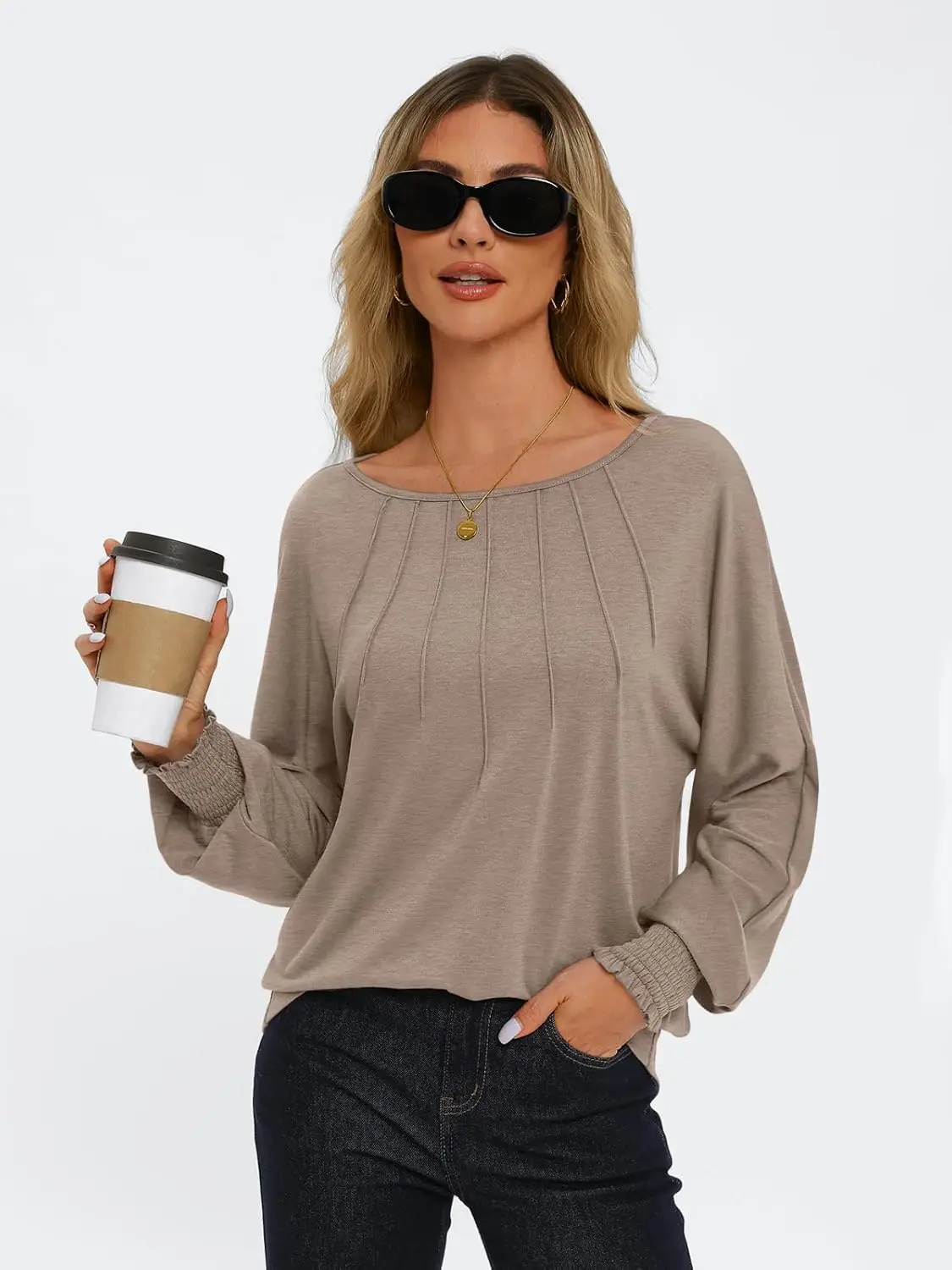 kf-Sd74eb36918c34bb587df971f77e0a7c2B-Womens-Fall-Fashion-Long-Sleeve-Shirts-Fall-Tops-Pleated-Shirts-Casual-Loose-Dressy-Basic-Trendy-Clothes