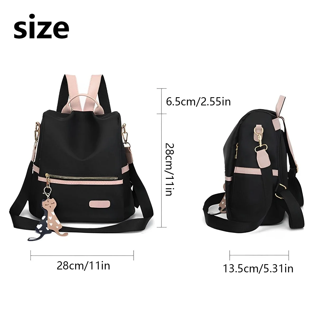 kf-Se2b335f42da049e287fd7158845b63f0P-Women-Backpack-Waterproof-Travel-Organizer-Casual-Bag-with-Detachable-Shoulder-Strap-Anti-Theft-School-Shoulder-Bag