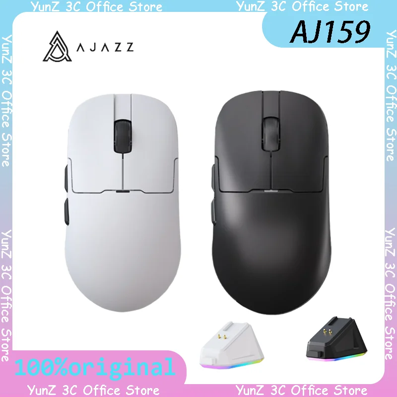 kf-Se85f8cdcad7a4f2db9d44bed36cc82b6e-AJAZZ-AJ159-APEX-Wireless-Mouse-Paw3395-1k-return-rate-lightweight-with-RGB-Magnetic-Charging-Base-electronic