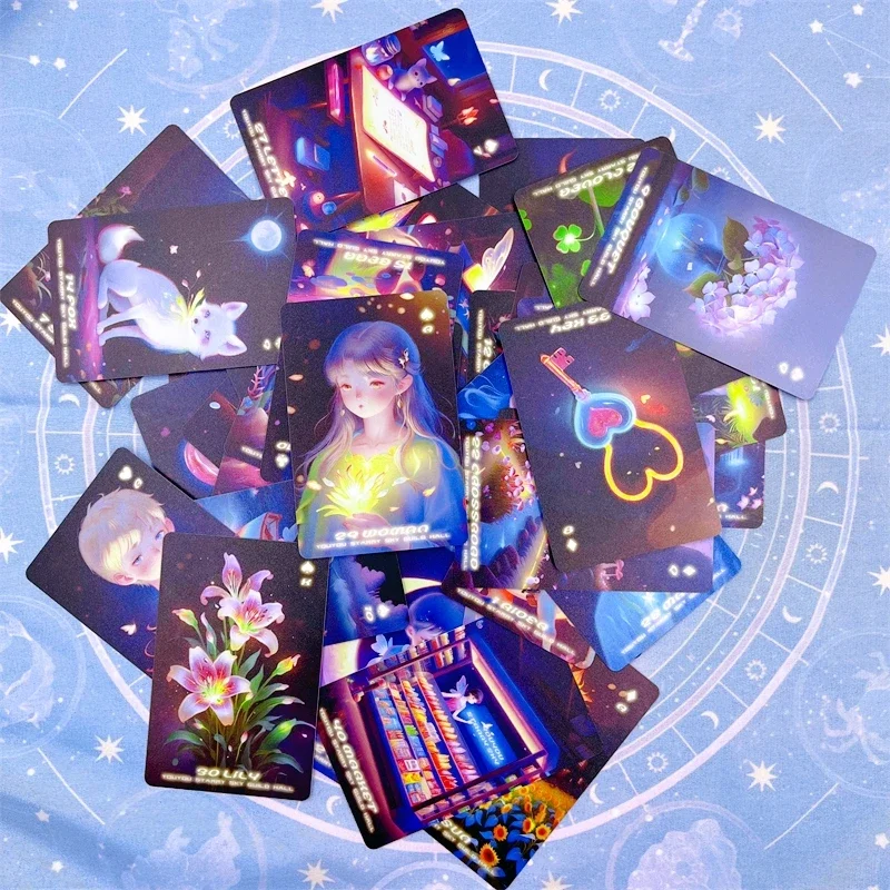kf-S11318c1d89f2473fa69e94fbb42004915-Dreamland-42pcs-Quality-PVC-Waterproof-Lenormand-Card-Psychology-Beginner-Board-Game-Lenormant-Astrology-Party-Divination-Tool