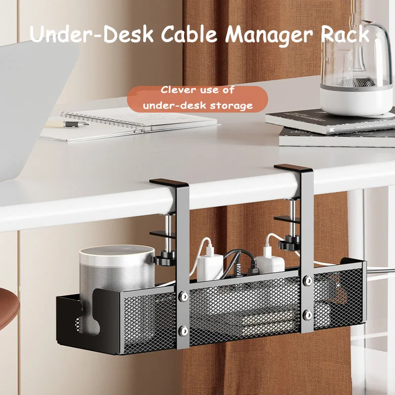 kf-S27adf5a2d86940d982dba80ebd8a8807b-Under-Table-Storage-Rack-Metal-Cable-Management-Tray-Home-Office-Desk-Wire-Organizer-No-Punching-Kitchen