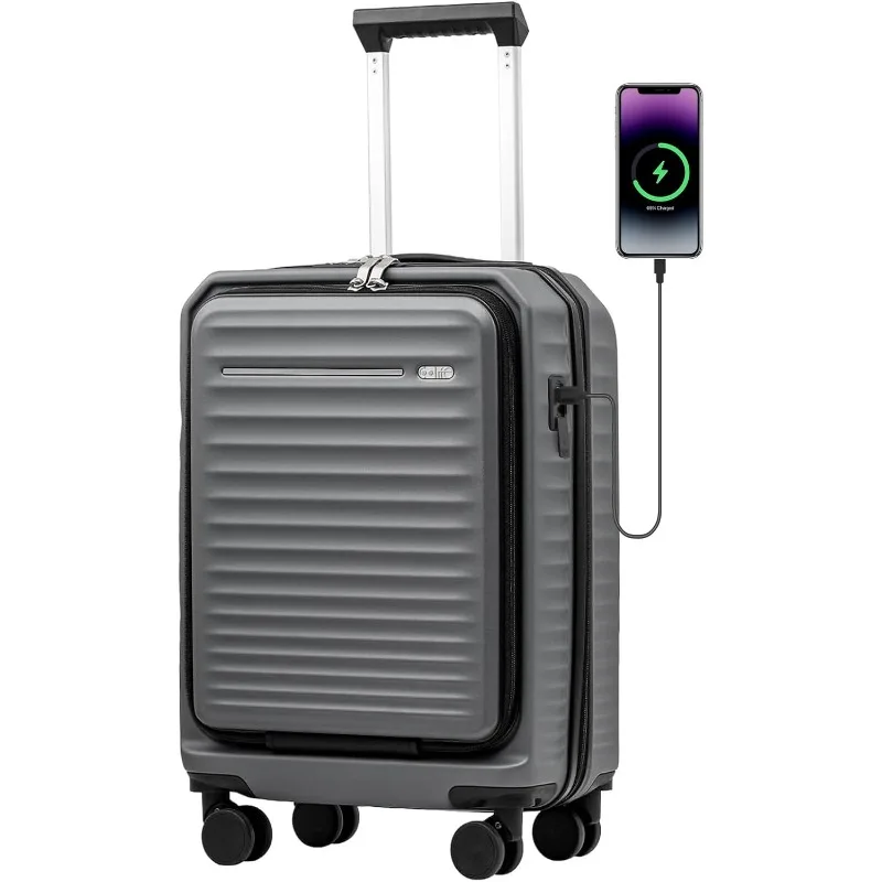 kf-S549b133acb6c479a9bf11a507b75ca04f-Luggage-Suitcase-Piece-Carry-On-Hardside-ABS-PC-Luggage-Spinner-Trolley-TSA-Lock-USB-Port-Pocket