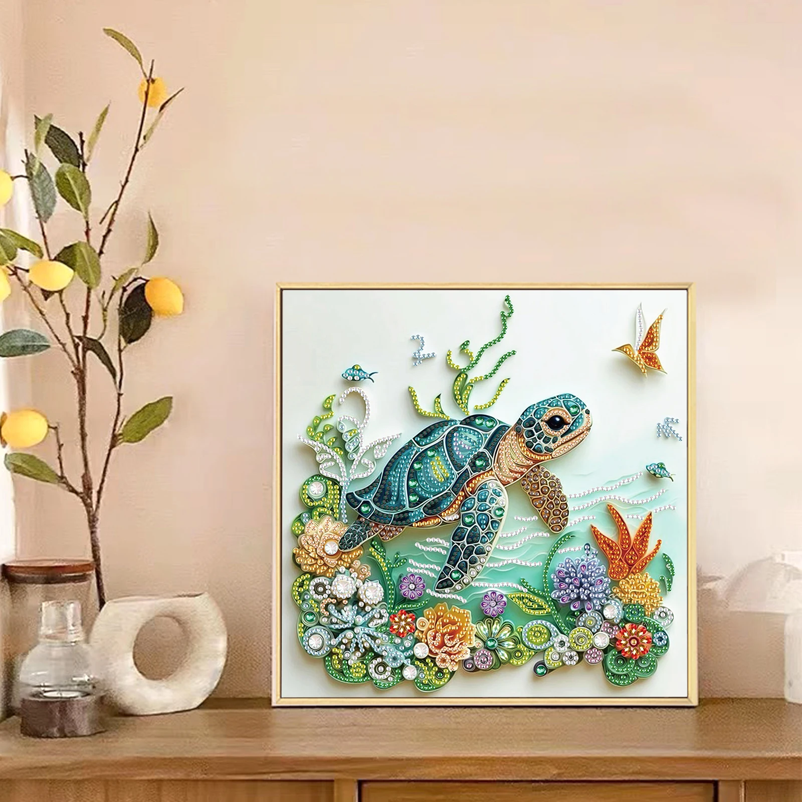 kf-S5cdeef2e3faf44c3a3f8bae5ff54cc42M-DIY-Turtle-and-Flower-5D-Special-Shape-Diamond-Art-Kits-for-Beginners-Diamond-Art-Painting-Kits