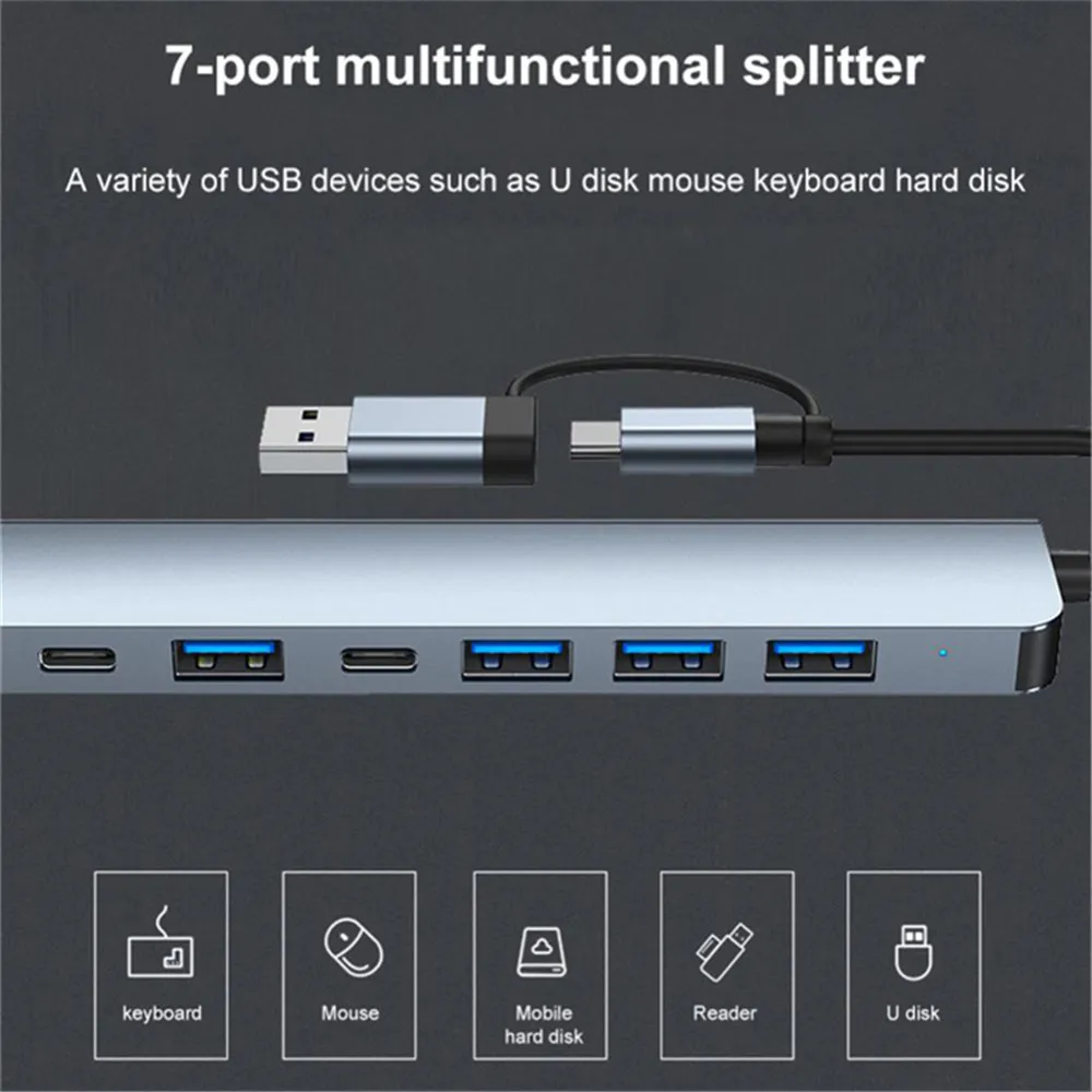 kf-S5e966e83de60414d801b583b26b5178bf-MZX-7-in-1-USB-Hub-Type-A-C-Concentrator-3-0-2-0-Multi-Adapter