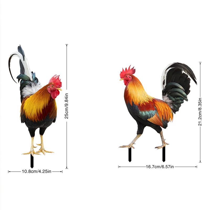 kf-S775636a58c4e407f8a33daee53bbef07H-Garden-Rooster-Statue-Chicken-Sculpture-For-Yard-Decor-Weatherproof-Hen-Figurine-For-Patio-Backyard-Home-Outdoor
