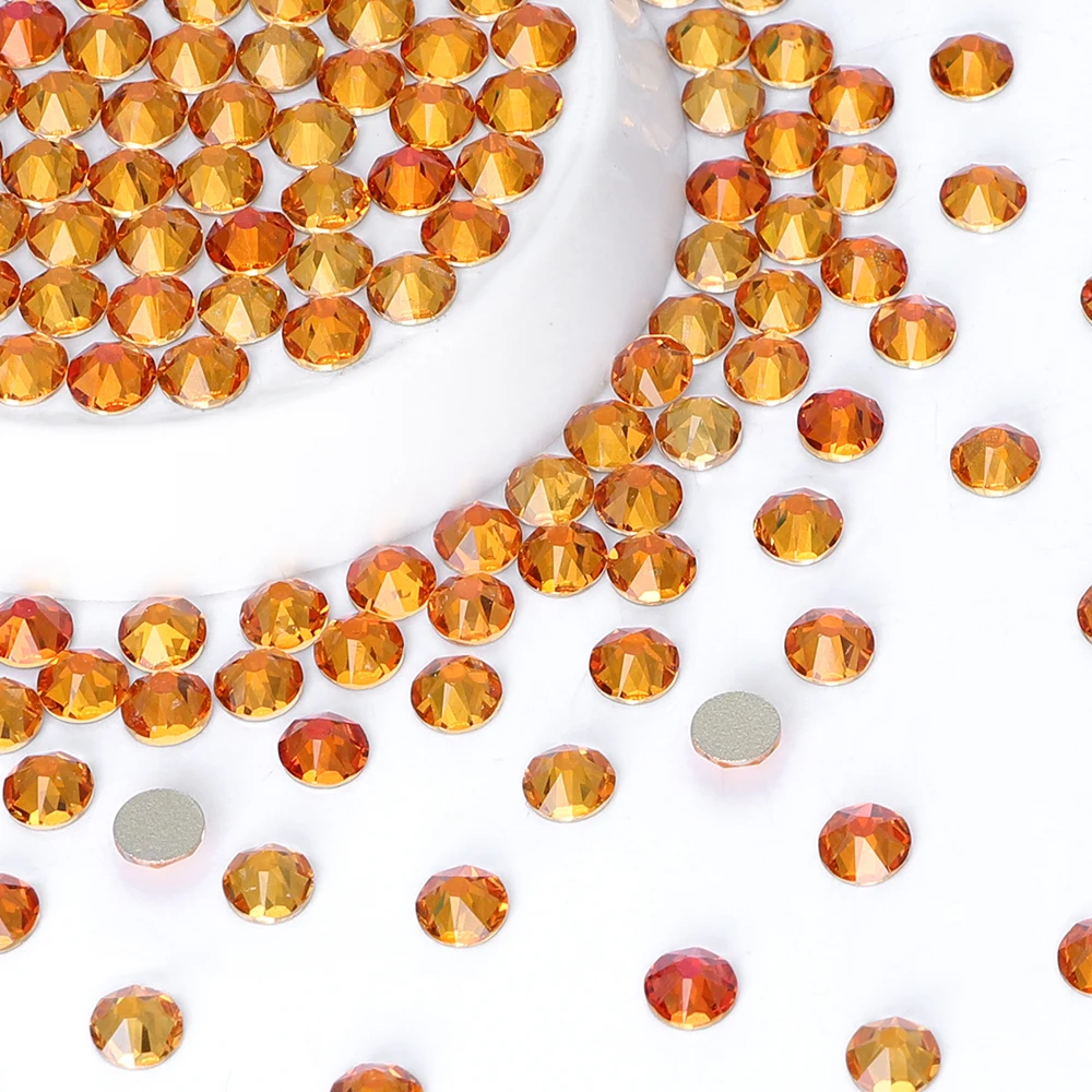 kf-S7ae7ecbdfd0d4adea2e5a89ad999e6ed6-2088-Flat-Back-Tangerine-Rhinestones-Golden-Bottom-16-Cut-Facets-Crystals-Gems-Diamond-Stones-Nail-Art