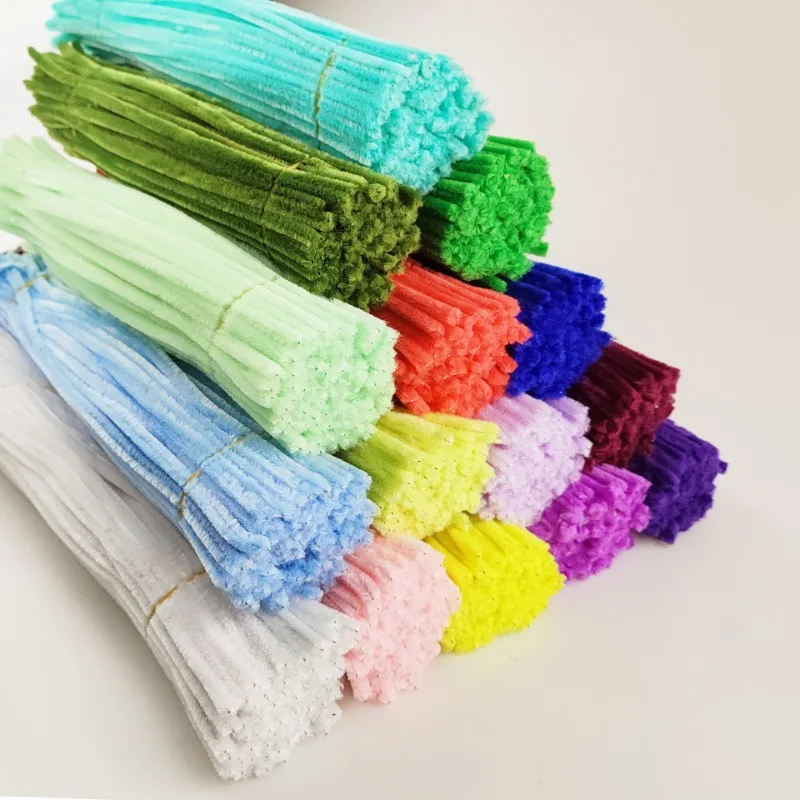 kf-S8072f1fdd4ca42ca9b35fc4a4c497eb2q-200-100pcs-Chenille-Stems-Stick-Kids-DIY-Creative-Chenille-Stem-Pipe-Toys-Cleaners-Kids-Handmade-Colors