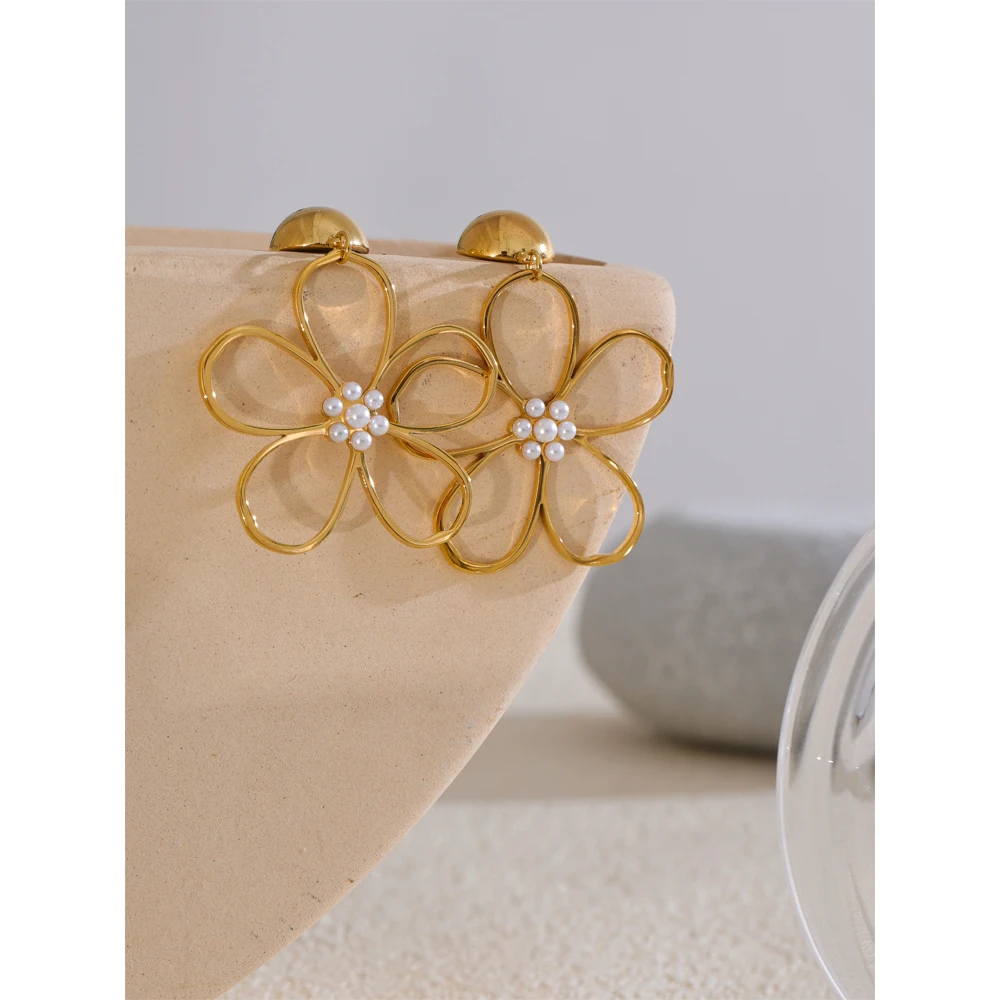 kf-S893e955b50d14ff0b2ca37f2ac454e9cg-Yhpup-Fashion-Stainless-Steel-Flower-Big-Drop-Dangle-Earrings-Prevent-Allergy-Metal-Popular-Statement-Style-PVD