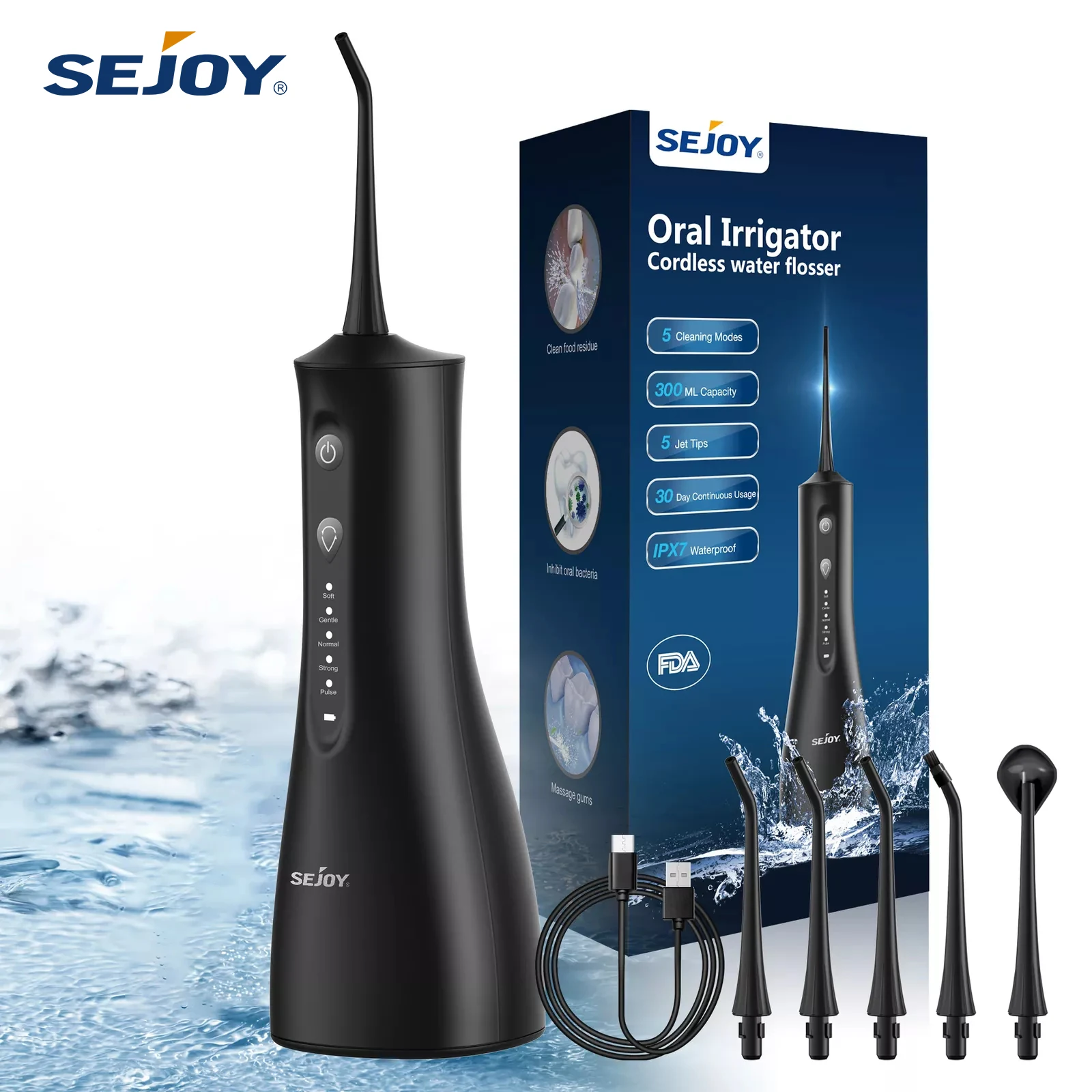 kf-S8f410f2c0d5348c69a53b10f6ec118dfI-Sejoy-Cordless-Water-Dental-Flosser-for-Teeth-Cleaning-Denture-Brushes-5-Tips-IPX7-Portable-Oral-Irrigator