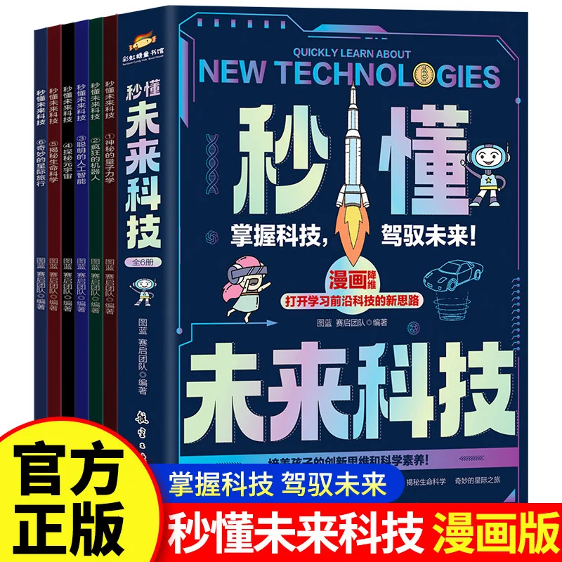 kf-S91c1cfa55918477d8a3383a3cf4af47dA-Comic-Version-of-Technology-Books-Cultivating-Children-s-Innovative-Thinking-and-Scientific-Literacy-6-Books