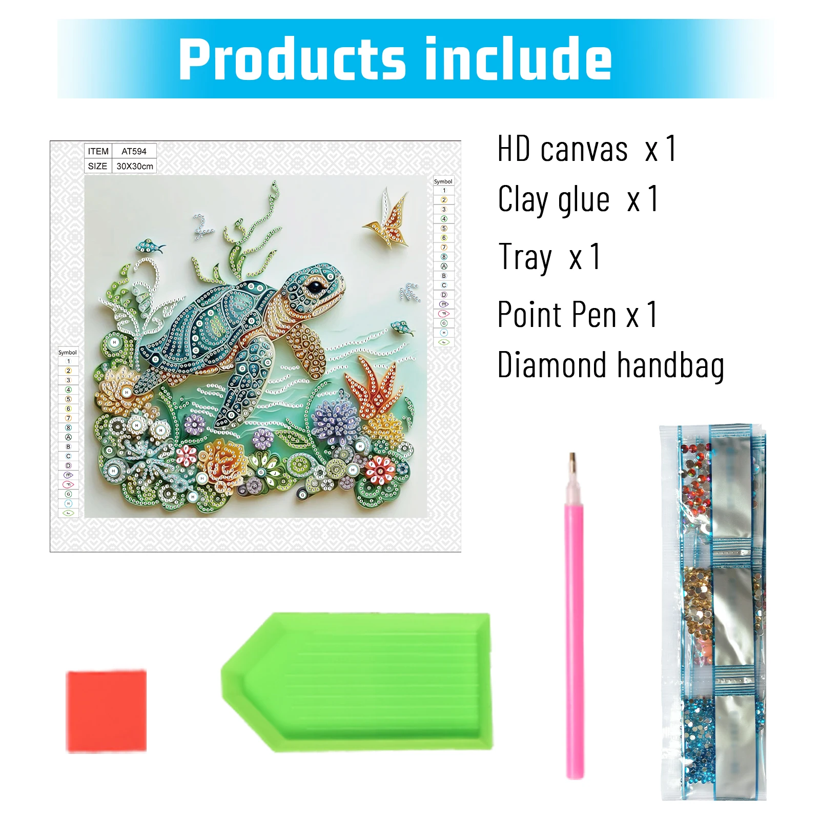 kf-Sb0583c98c3464a9bb92565f70488d032w-DIY-Turtle-and-Flower-5D-Special-Shape-Diamond-Art-Kits-for-Beginners-Diamond-Art-Painting-Kits