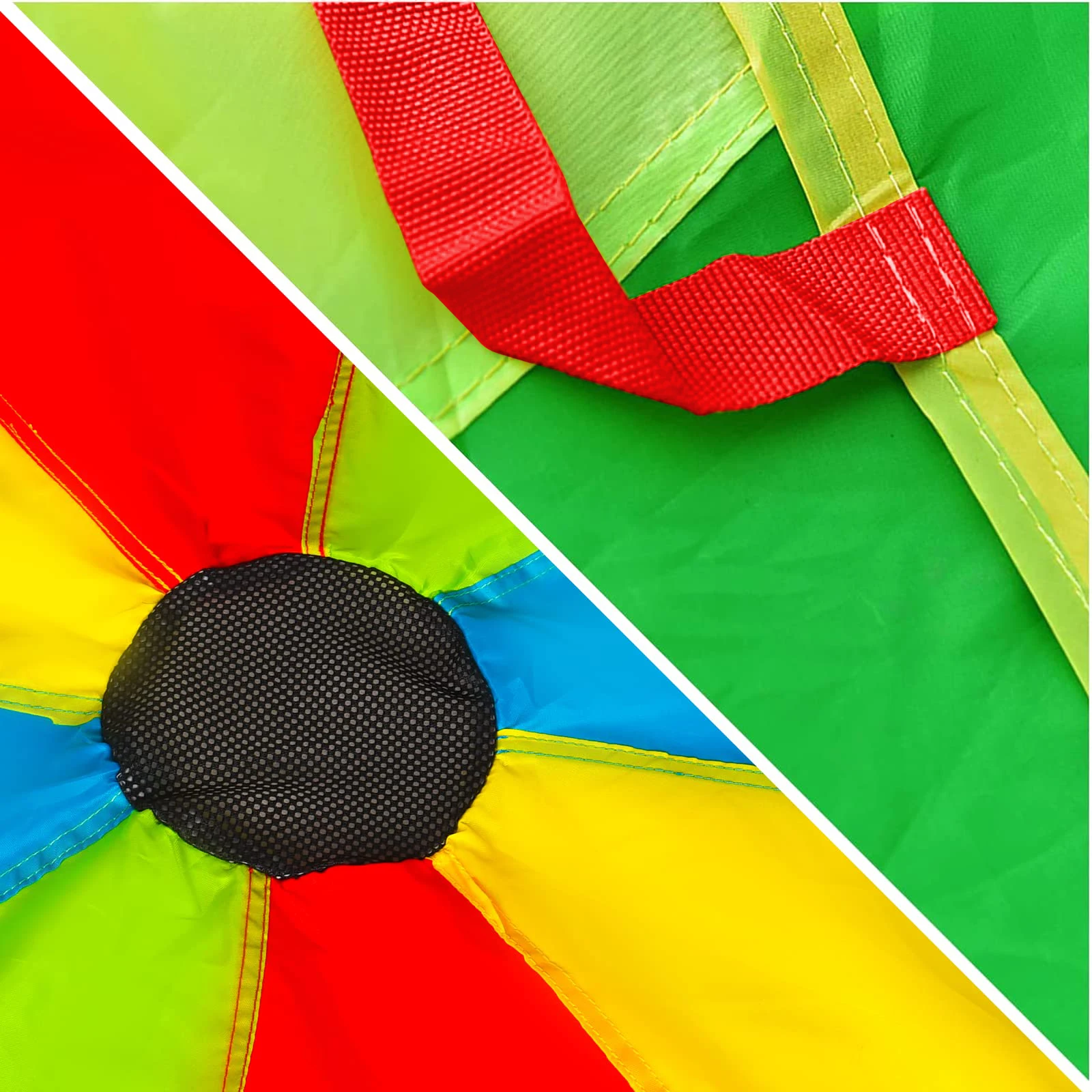 kf-Sc20b145a849b4334b63db5420ea974dfu-Kids-Play-Parachute-With-8-Handles-Multicolored-Gymnastics-Toy-Parachutes-For-Indoor-Outdoor-Children-s-Games