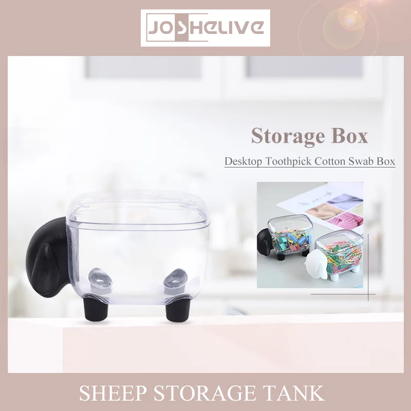 kf-Sc372bf06c0d84b39924b501d617b2277P-Toothpick-Container-Creative-portable-toothpick-Holder-Cotton-swab-storage-box-Sheep-Shaped-Table-Organizer-Box-Desk