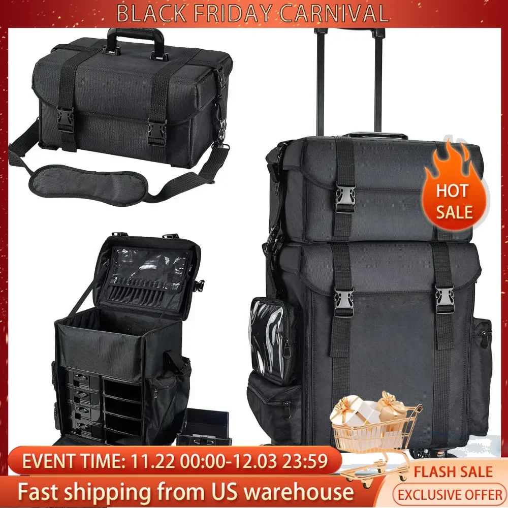 kf-Sd9ba5fe4bf9540ce869b48d996ced687X-Professional-Makeup-Case-2in1-Travel-Makeup-Rolling-Case-Soft-Sided-Cosmetology-Case-with-Wheels-Makeup-Artist