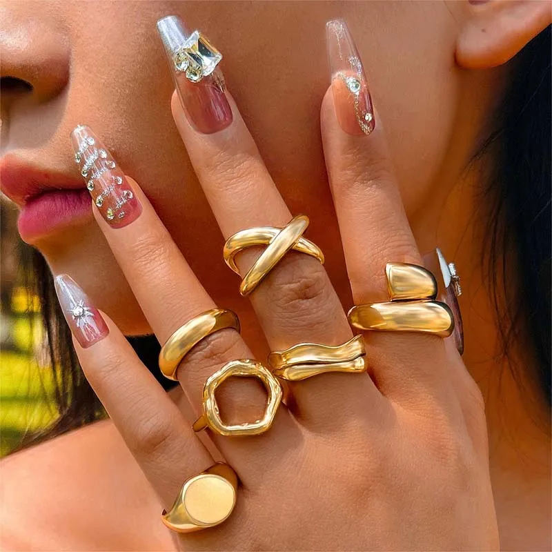 kf-Se23690b65d7d4c06a43d1913d1ee2179L-6Pcs-Set-Gold-Color-Smooth-Geometric-Open-Rings-Set-For-Women-Exaggerated-Metal-Irregular-Thick-Chunky