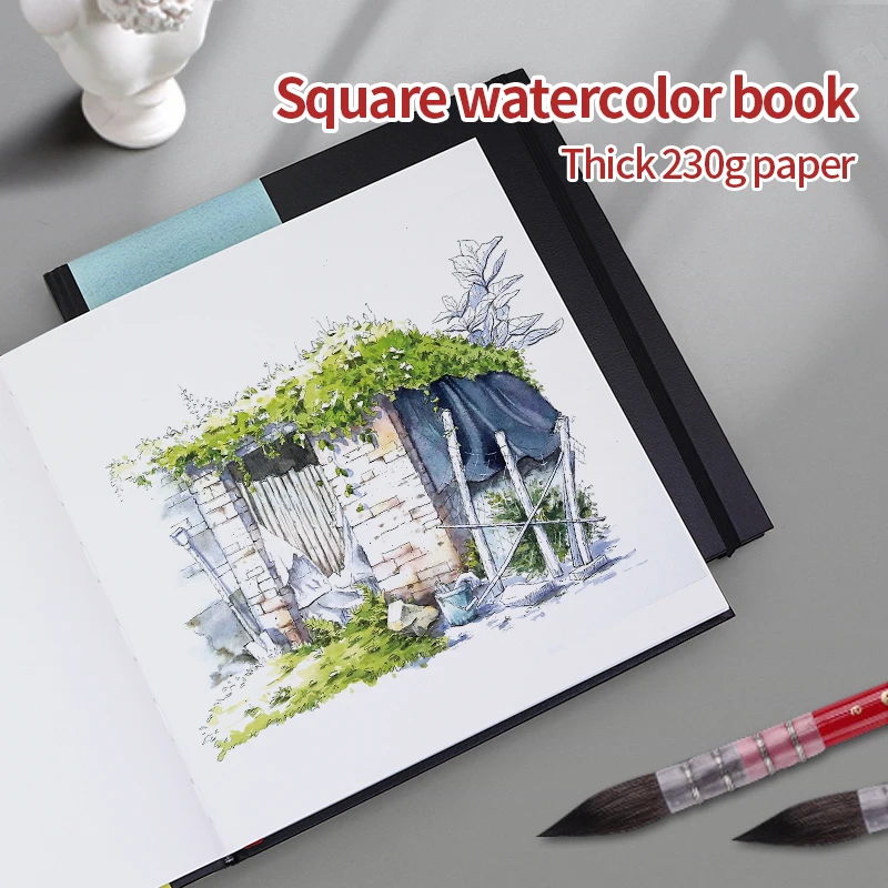 kf-Sea0407ea900548738fd732dc809df3f8L-MIKAILAN-Square-Watercolor-Book-Medium-Coarse-Grain-230g-Wood-Cotton-Water-Color-Paper-For-Student-Artist