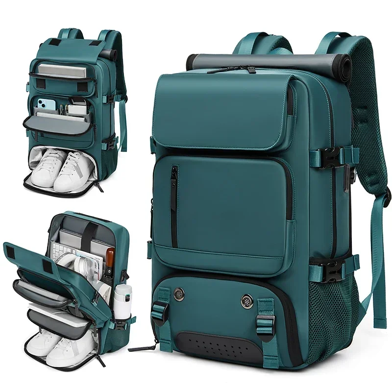 kf-Sfb5d80d61d2a4f4da7dde189787fe1daq-Woman-travel-backpack-waterproof-16-inch-Business-Laptop-Backpack-with-Shoe-Bag-Hidden-USB-charging-port