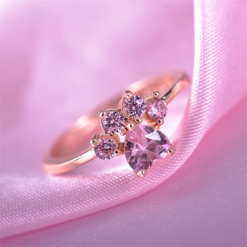 kf-Hfffa2f340fa04ec09e6bbff2cbcd846bz-Cute-Cartoon-Cat-s-Paw-Crystal-Engagement-Design-Hot-Sale-Rings-For-Women-Pink-Zircon-Cubic