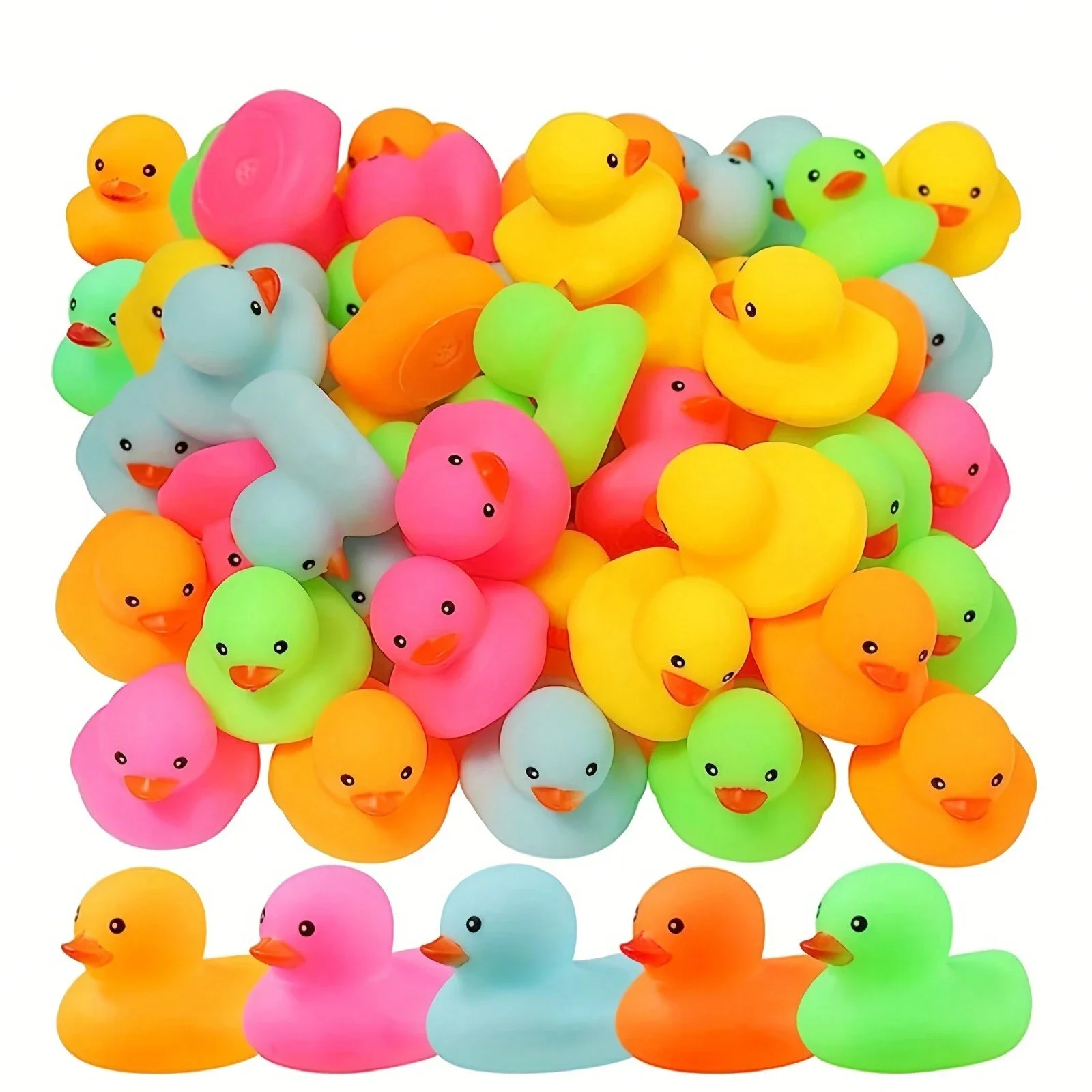 kf-S1ce3c7b35df845f9b849ef887b87ffd4X-10-25pcs-Mini-Rubber-Ducks-Bath-Toy-For-Kids-And-Toddlers-Multicolor-Float-Rubber-Duckling-Baby