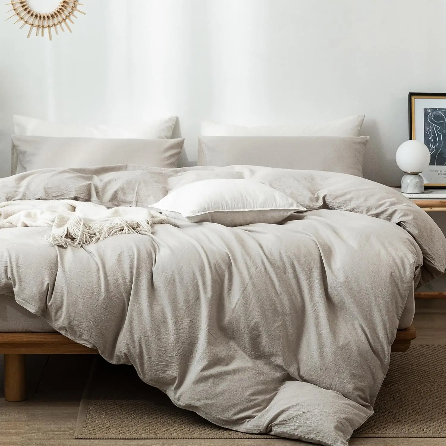 kf-S8f55a08a4ebe4aa5989a556aa9d0ce4bK-NEW-Bedding-Duvet-Cover-Set-100-Washed-Cotton-Linen-Like-Textured-Breathable-Durable-Soft-Comfy-Cream