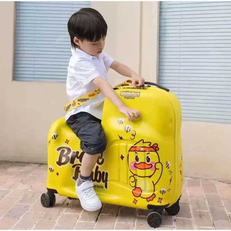 kf-Sda7798c378ec481aa94c4c1a170dd529y-New-Cartoon-Suitcase-Girl-Sit-To-Ride-on-Trolley-Luggage-Travel-Bags-20-24-Inch-Boy