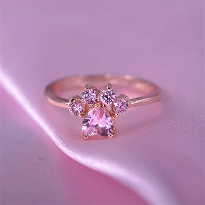 kf-H56d2305b5f904bbe80d190f2c228bd31g-Cute-Cartoon-Cat-s-Paw-Crystal-Engagement-Design-Hot-Sale-Rings-For-Women-Pink-Zircon-Cubic
