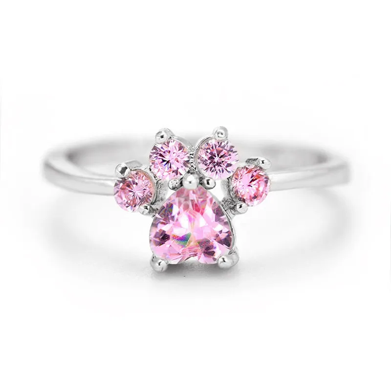kf-H762f4a6e6f994e3c9c51faf9bfca4be8B-Cute-Cartoon-Cat-s-Paw-Crystal-Engagement-Design-Hot-Sale-Rings-For-Women-Pink-Zircon-Cubic