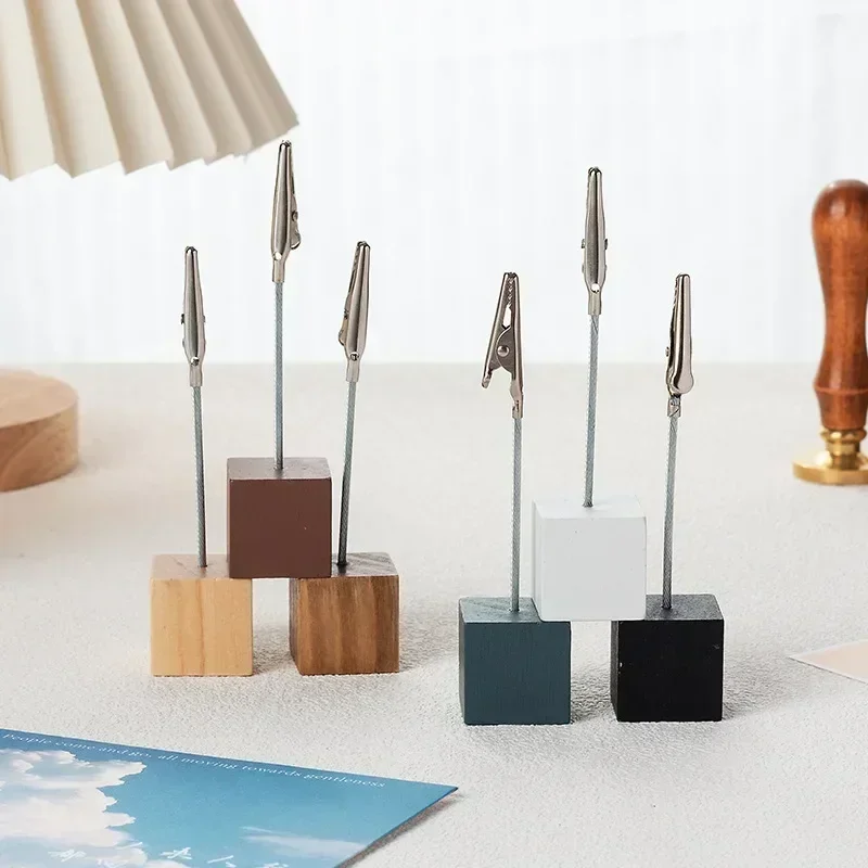 kf-S07fdbe3d6926455facee711651fd341df-Wooden-Square-Card-Holder-Metal-Memo-Clips-Photocards-Picture-Display-Stand-Message-Note-Holder-Desk-Organizer