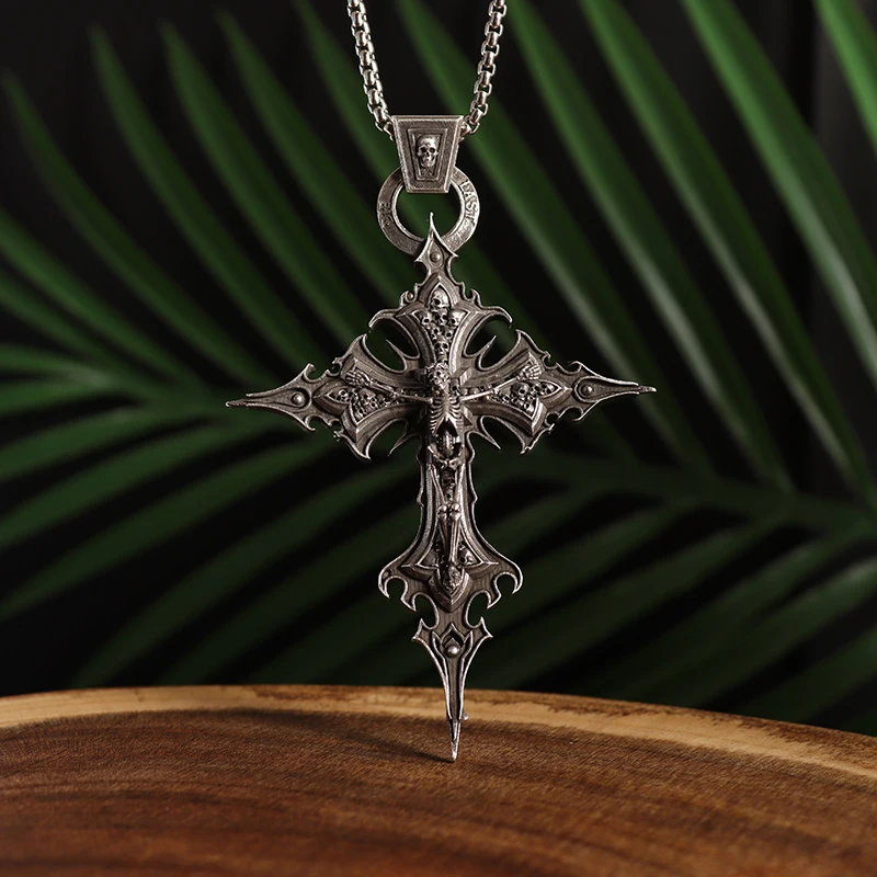 kf-S0bcda0db71564ed284faf240273470668-Vintage-Gothic-Crucifixion-Skull-Cross-Pendant-Necklace-for-Men-Statement-Street-Ride-Party-Jewelry-Accessories