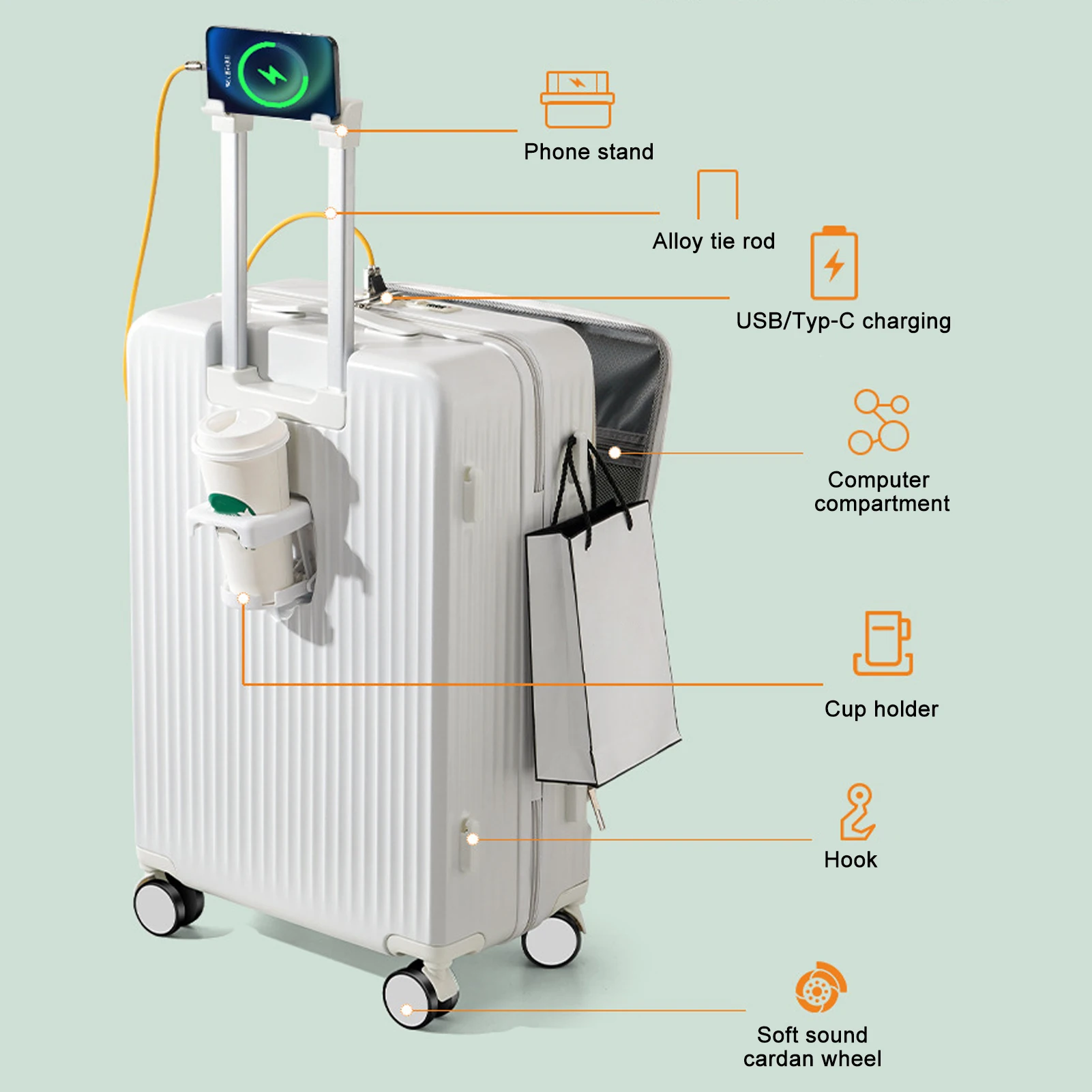 kf-S61bfc13ae1074997be39dfc2d1126f1fD-24-Inch-Suitcase-Front-Open-Carry-on-Luggage-Built-in-lock-Carry-on-Suitcase-with-Cup