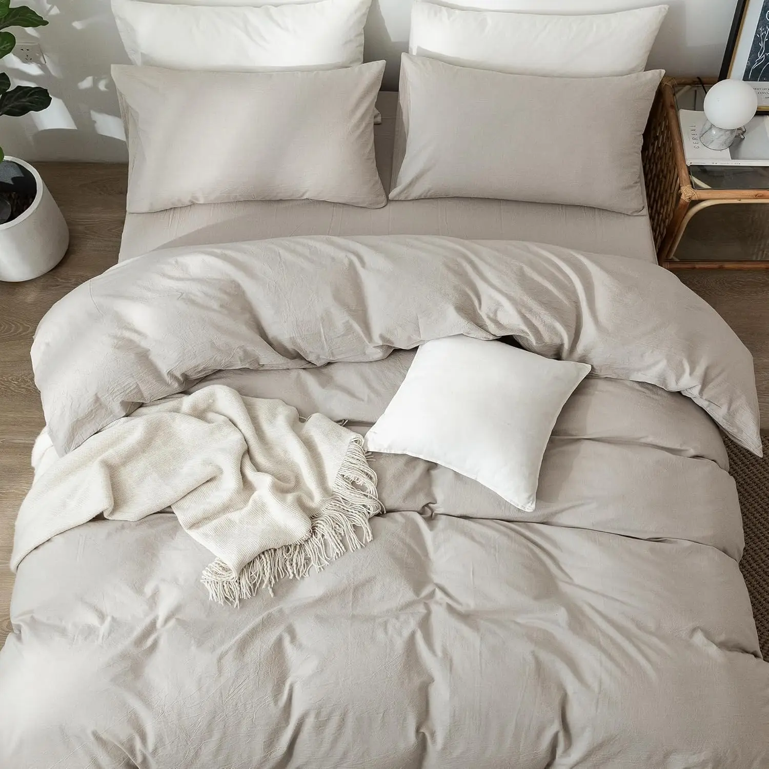 kf-S7104dc009558408ab1be65ba9016e5a4n-NEW-Bedding-Duvet-Cover-Set-100-Washed-Cotton-Linen-Like-Textured-Breathable-Durable-Soft-Comfy-Cream