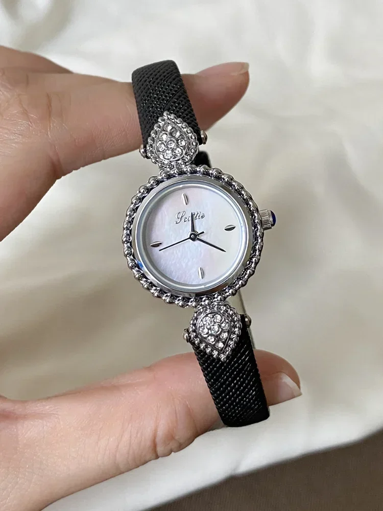 kf-Sa29147262c9641e3a08d8fb7ee48a655S-Women-s-Light-Luxury-Watch-Brand-Simple-and-Elegant-Diamond-Dial-Belt-Quartz-Watch-Elegant-Bracelet